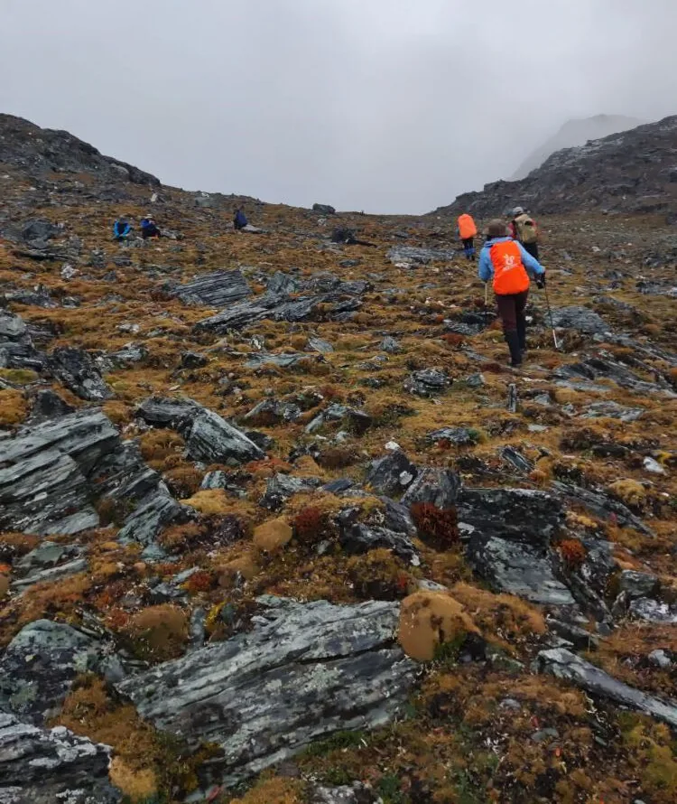 A rocky slope